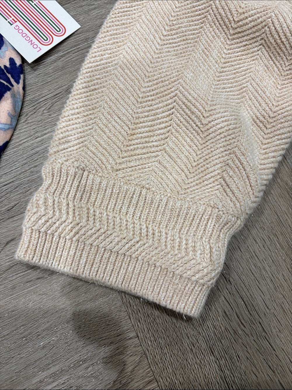 Chaps Ralph Lauren Men's Cream Crewneck Sweater XL - Picture 7 of 8